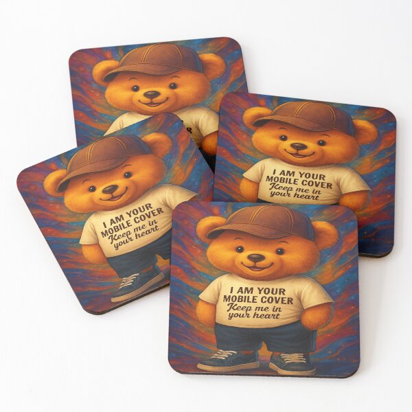 Item preview, Keep Me in Your Heart – Cute Bear Mobile Cover Design designed and sold by alizo74.