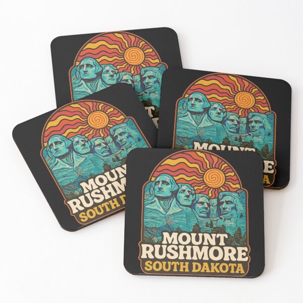 Item preview, Mount Mt Rushmore South Dakota Trippy Travel designed and sold by TomFrontierArt.