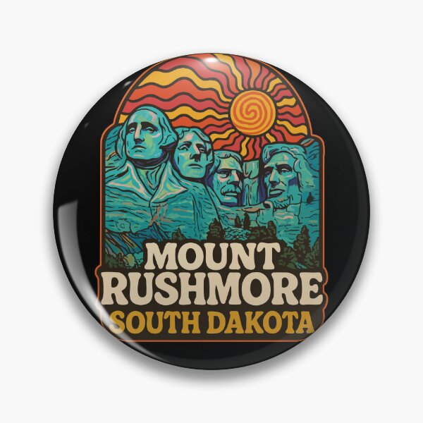 Item preview, Mount Mt Rushmore South Dakota Trippy Travel designed and sold by TomFrontierArt.
