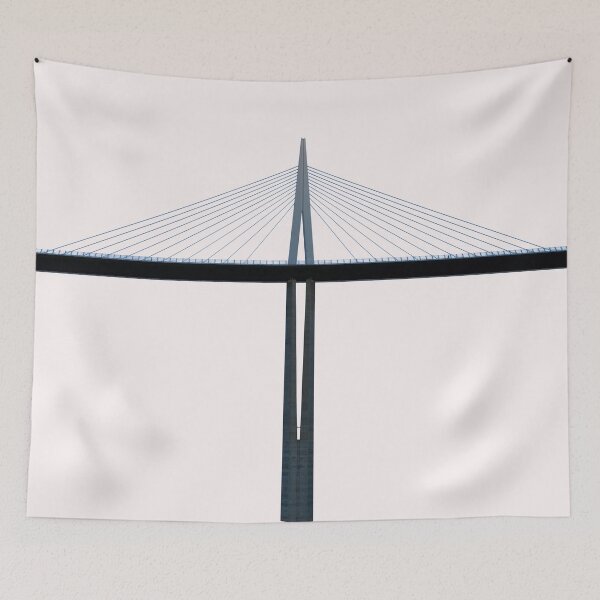 Item preview, French Architecture – The Cross Bridge / Swiss Artwork Photography designed and sold by Raphael Wolf.