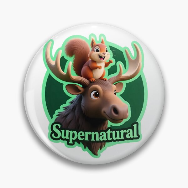 Item preview, Supernatural Moose and Squirrel designed and sold by Sweet Peelings.