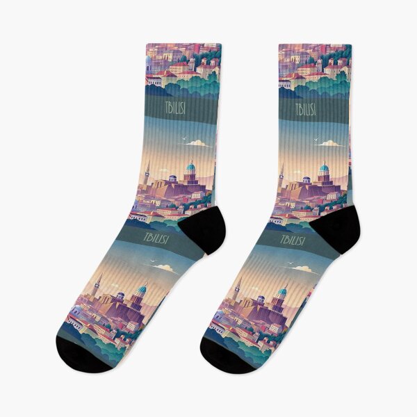 Item preview, Minimalist skyline of Tbilisi designed and sold by paulrommer.