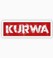 kurwa quote polish Sticker