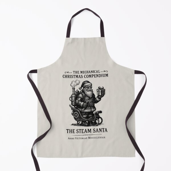 Item preview, The Steam Santa – Victorian Steampunk Christmas Illustration designed and sold by Tattee.