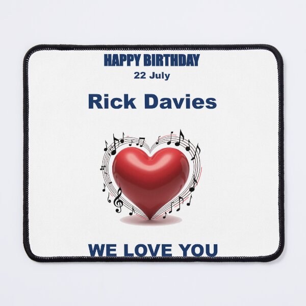 Item preview, Tribute to Rick Davies — 22 July designed and sold by ariksworld.