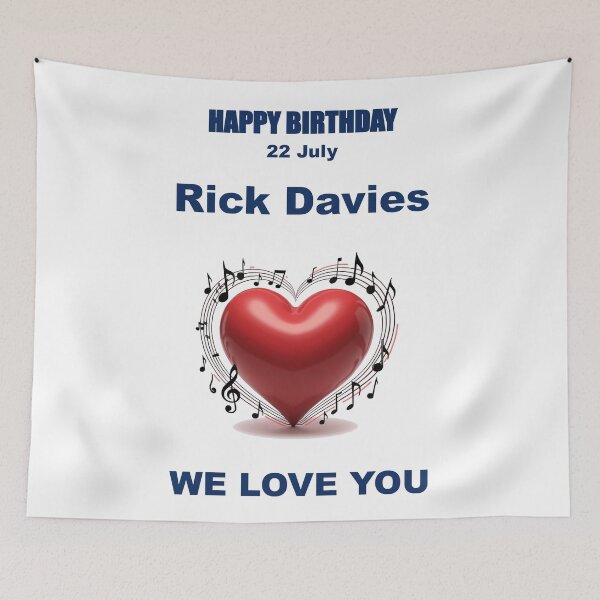 Item preview, Tribute to Rick Davies — 22 July designed and sold by ariksworld.