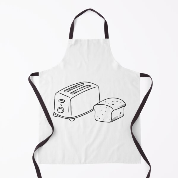 Item preview, A toaster placed beside a loaf of bread designed and sold by rasagamastore.
