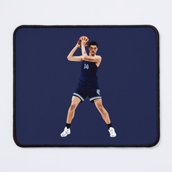 Item preview, Zach Edey Vector Ball Dark Blue Qiangy designed and sold by qiangdade.