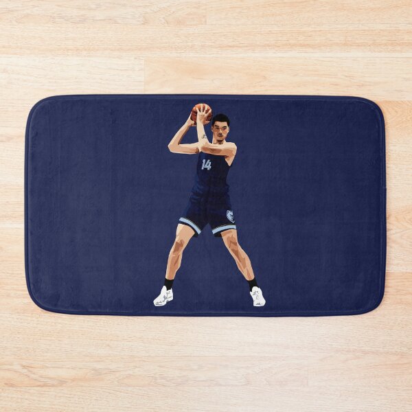 Item preview, Zach Edey Vector Ball Dark Blue Qiangy designed and sold by qiangdade.