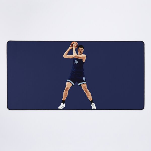 Item preview, Zach Edey Vector Ball Dark Blue Qiangy designed and sold by qiangdade.
