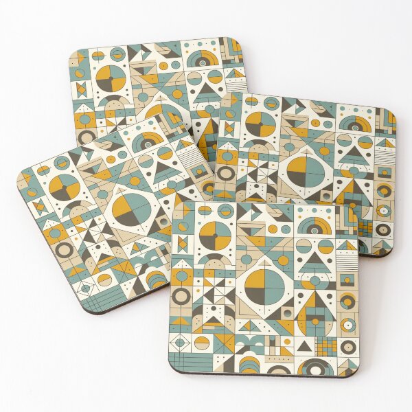 Item preview, Retro Geometric Pattern Vintage Abstract Design designed and sold by AlienTechs.