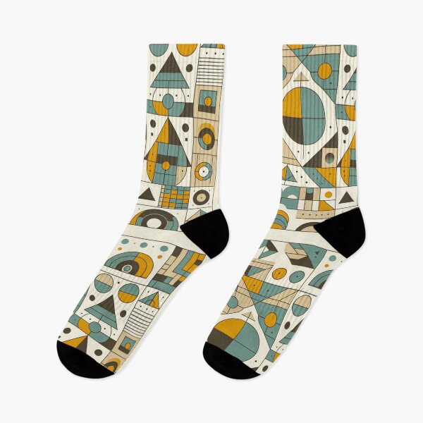 Item preview, Retro Geometric Pattern Vintage Abstract Design designed and sold by AlienTechs.