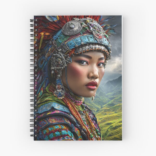 Item preview, Vibrant Ethnic Portrait with Cultural Richness and Beauty designed and sold by Artessie.