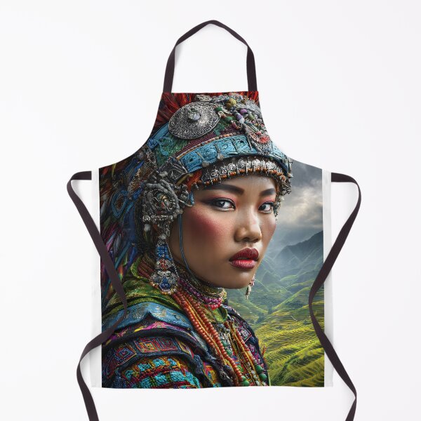 Item preview, Vibrant Ethnic Portrait with Cultural Richness and Beauty designed and sold by Artessie.