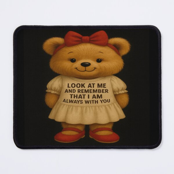 Item preview, Always With You – Cute Teddy Bear Girl designed and sold by alizo74.