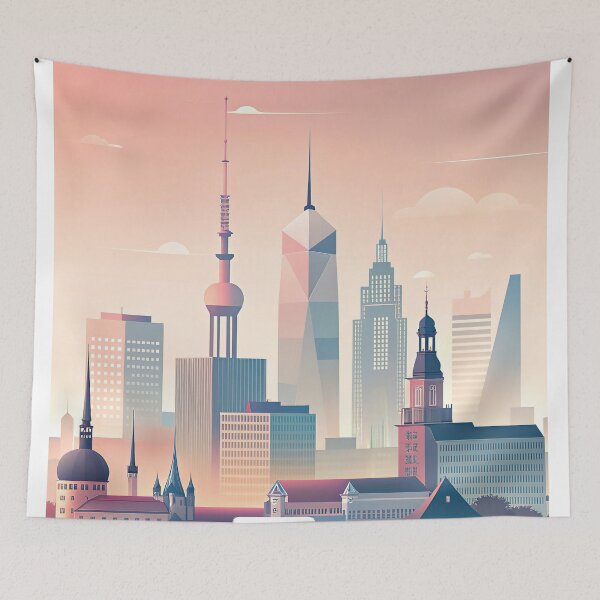 Item preview,  Minimalist skyline of Tallinn designed and sold by paulrommer.