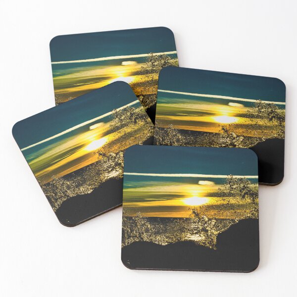 Item preview, Wave rhythm – Sunset at the sea / Swiss Artwork Photography designed and sold by Raphael Wolf.