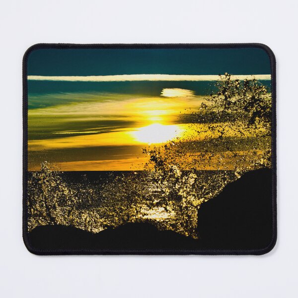 Item preview, Wave rhythm – Sunset at the sea / Swiss Artwork Photography designed and sold by Raphael Wolf.