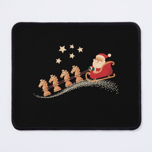 Item preview,  Funny Chess Christmas,Christmas Chess Pieces ,Santa Sleigh with Knight Reindeer  designed and sold by SOUFIANE1991.