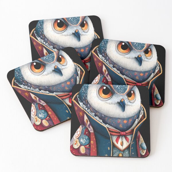 Item preview, Regal Owl in Elegant Attire with Unique Features designed and sold by Artessie.