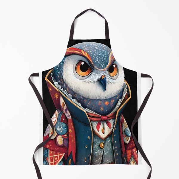 Item preview, Regal Owl in Elegant Attire with Unique Features designed and sold by Artessie.