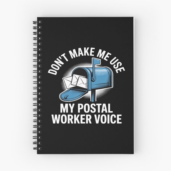 Item preview, Don't Make Me Use My Postal Worker Voice Funny Mail Carrier designed and sold by PeteHomenick.
