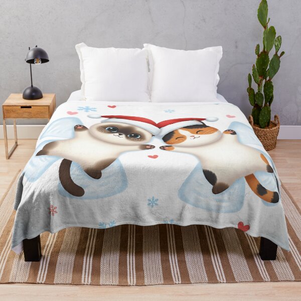 Item preview, Winter Kitty Adventures: Siamese & Calico designed and sold by meesub.