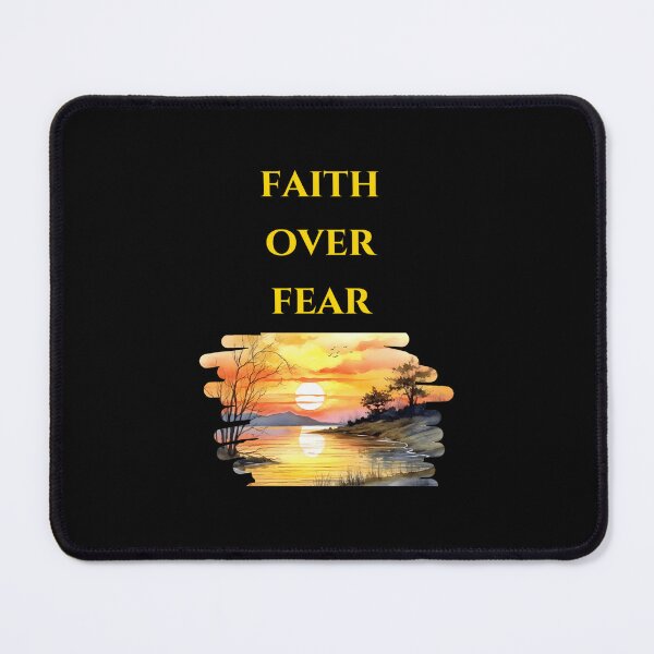 Item preview, Faith Over Fear — Bold Christian Typography designed and sold by EdgarSTatum8.