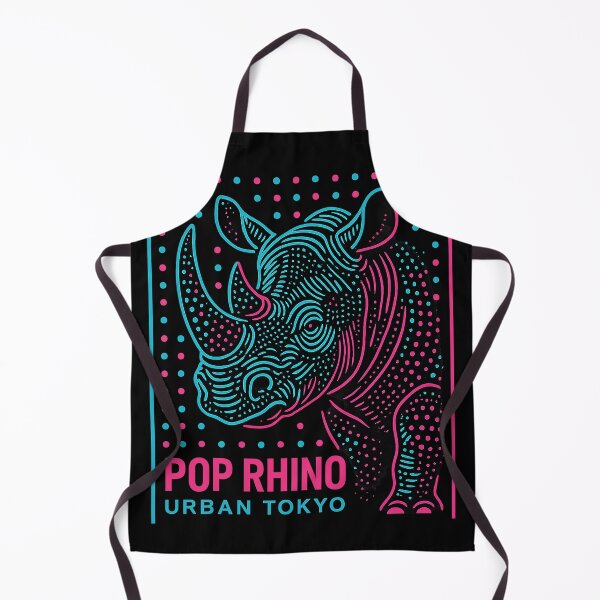 Item preview, Pop Rhino – Neon Tokyo Edition designed and sold by bisha.