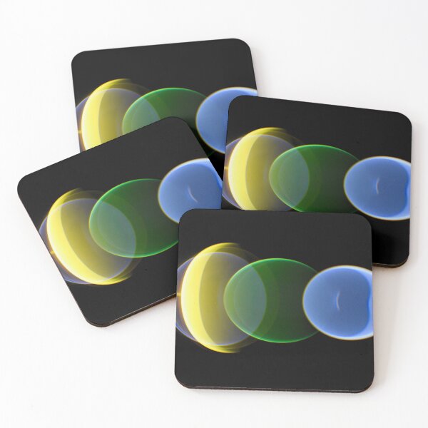Item preview, Soap Bubbles of Colors – Yellow, Green and Blue / Swiss Artwork Photography designed and sold by Raphael Wolf.