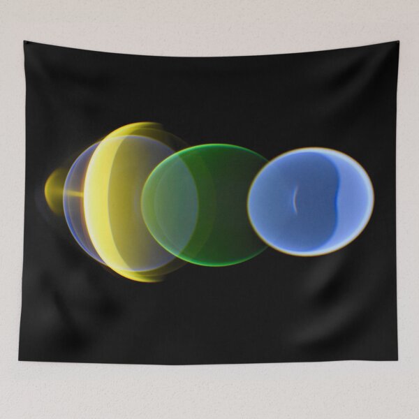 Item preview, Soap Bubbles of Colors – Yellow, Green and Blue / Swiss Artwork Photography designed and sold by Raphael Wolf.