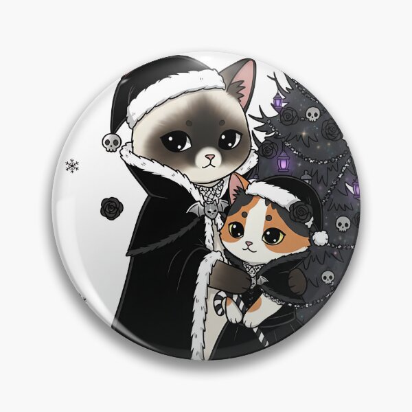 Item preview, Gothic Kitty Christmas Cuddle designed and sold by meesub.