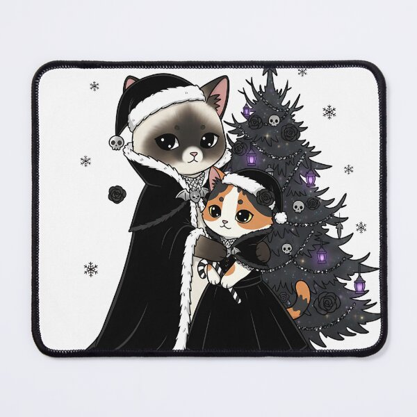 Item preview, Gothic Kitty Christmas Cuddle designed and sold by meesub.