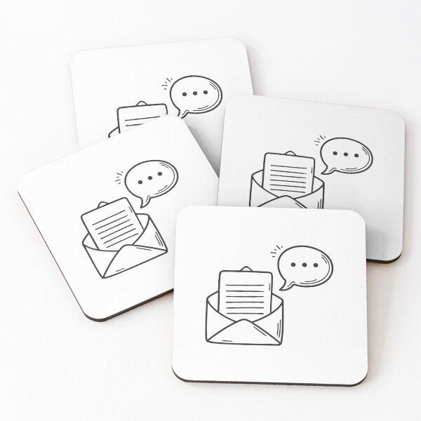 Item preview, A talk icon beside an open letter designed and sold by rasagamastore.