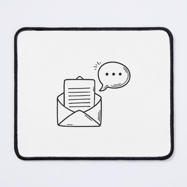 Item preview, A talk icon beside an open letter designed and sold by rasagamastore.