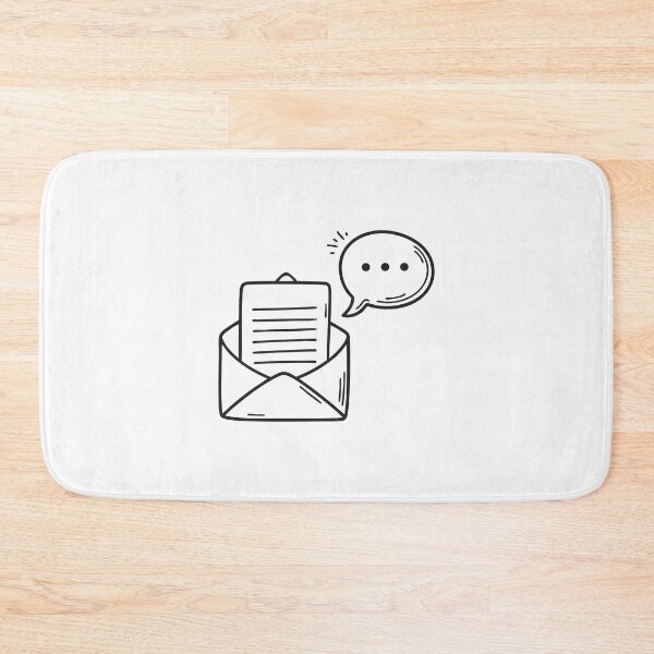 Item preview, A talk icon beside an open letter designed and sold by rasagamastore.