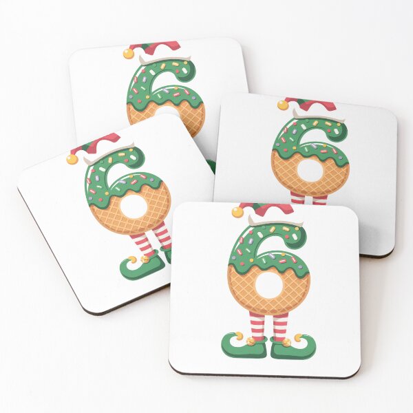 Item preview, Cute Christmas Elf Number 6 – Holiday Kids Birthday designed and sold by otaku.edwardj.