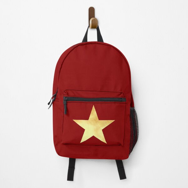 Item preview, Golden Star on red - Calm, Sensory-Friendly designed and sold by CreaTwinkles.