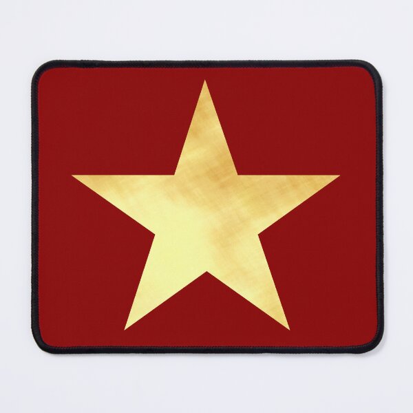 Item preview, Golden Star on red - Calm, Sensory-Friendly designed and sold by CreaTwinkles.