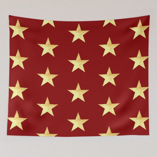 Item preview, Golden Star on red - Calm, Sensory-Friendly designed and sold by CreaTwinkles.