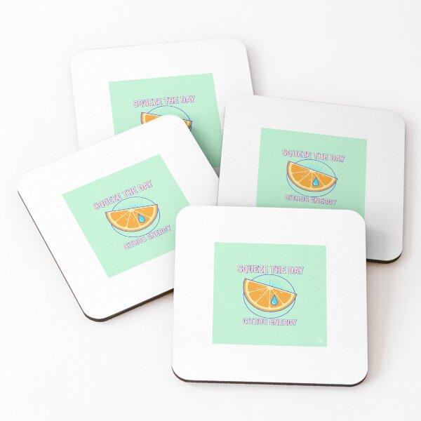 Item preview, Squeeze The Day - Citrus Energy | Vibrant Minimalist Retro Aesthetic designed and sold by Estudio101.