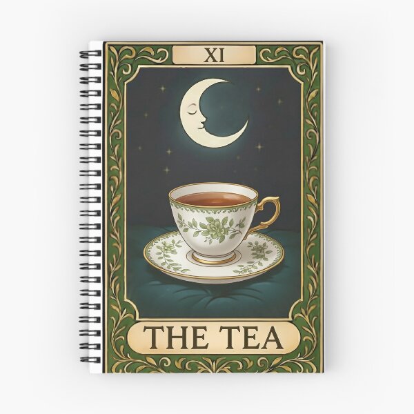 Item preview, The Tea Tarot Card | Cozy Break Artwork  designed and sold by Pets & Memes & Stuff.