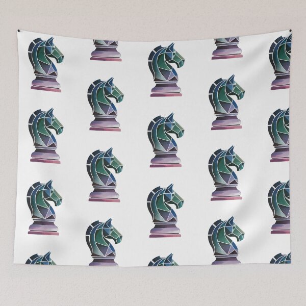 Item preview, colorful Chess Knight  designed and sold by SOUFIANE1991.