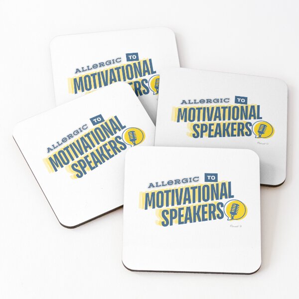 Item preview, Allergic to Motivational Speakers - Sarcasm designed and sold by ParrotCreatives.