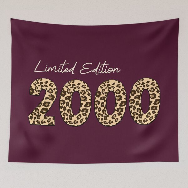 Item preview, 2000 Leopard Print Birth Year designed and sold by Jeallan Designs.