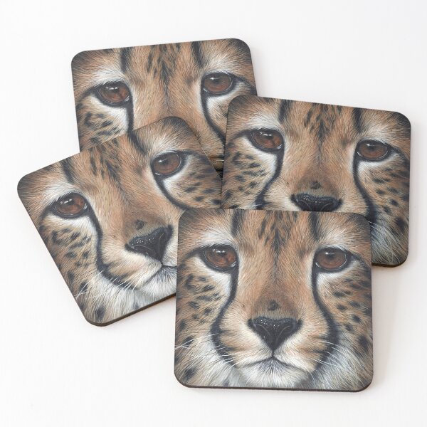 Item preview, Cheetah Portrait designed and sold by sarahstribb.