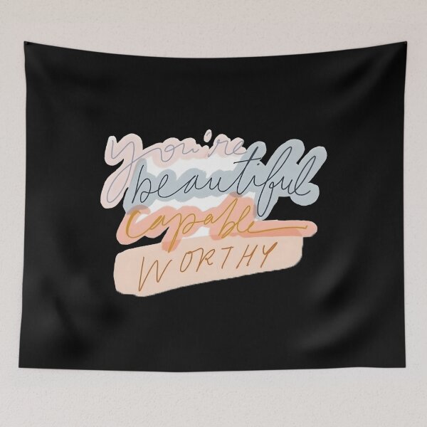 Item preview, You Are Beautiful — Gentle Affirmation designed and sold by EdgarSTatum8.