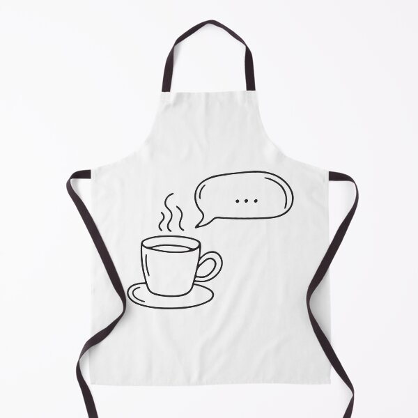 Item preview, A talk bubble rising near a coffee cup designed and sold by rasagamastore.