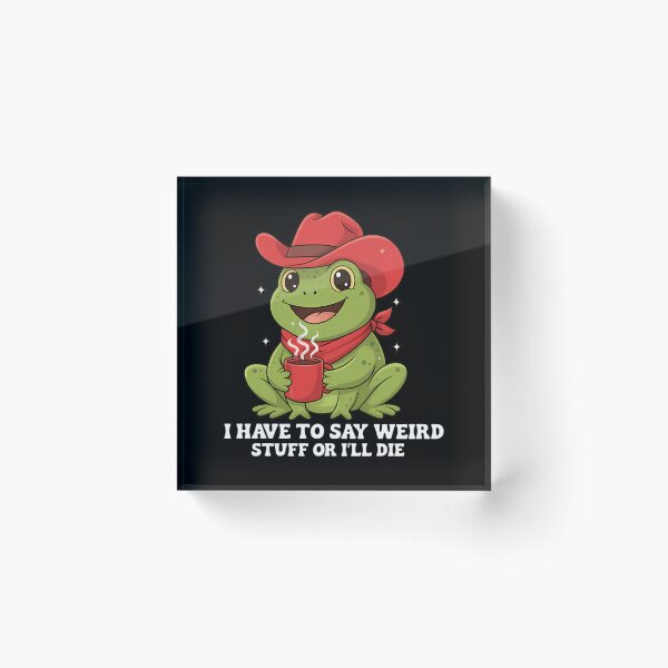 Item preview, I Have To Say Weird Stuff Or I Will Die Hat Red designed and sold by JuliusaMenzelo.