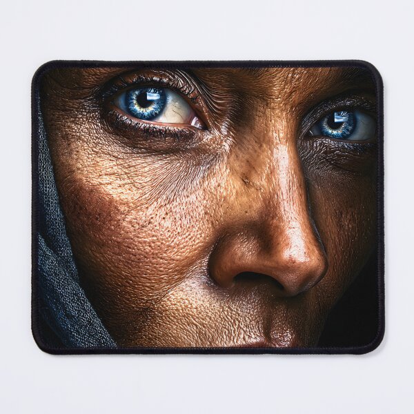 Item preview, Intense Gaze of a Woman in Mysterious Veil designed and sold by Artessie.